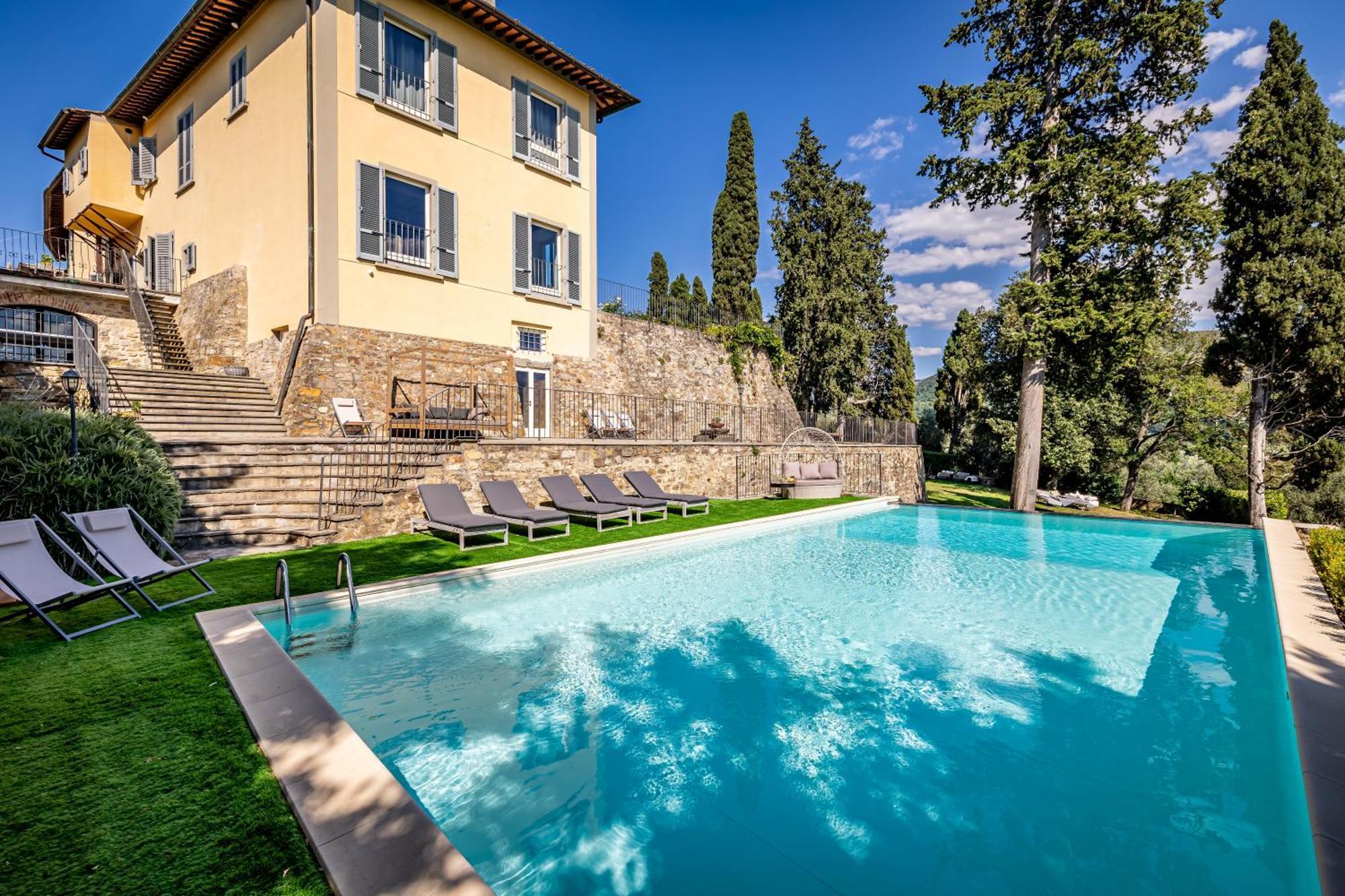 Luxury Villa Tolomei Gucci With Spa San Jacopo al Girone Zewnętrze zdjęcie