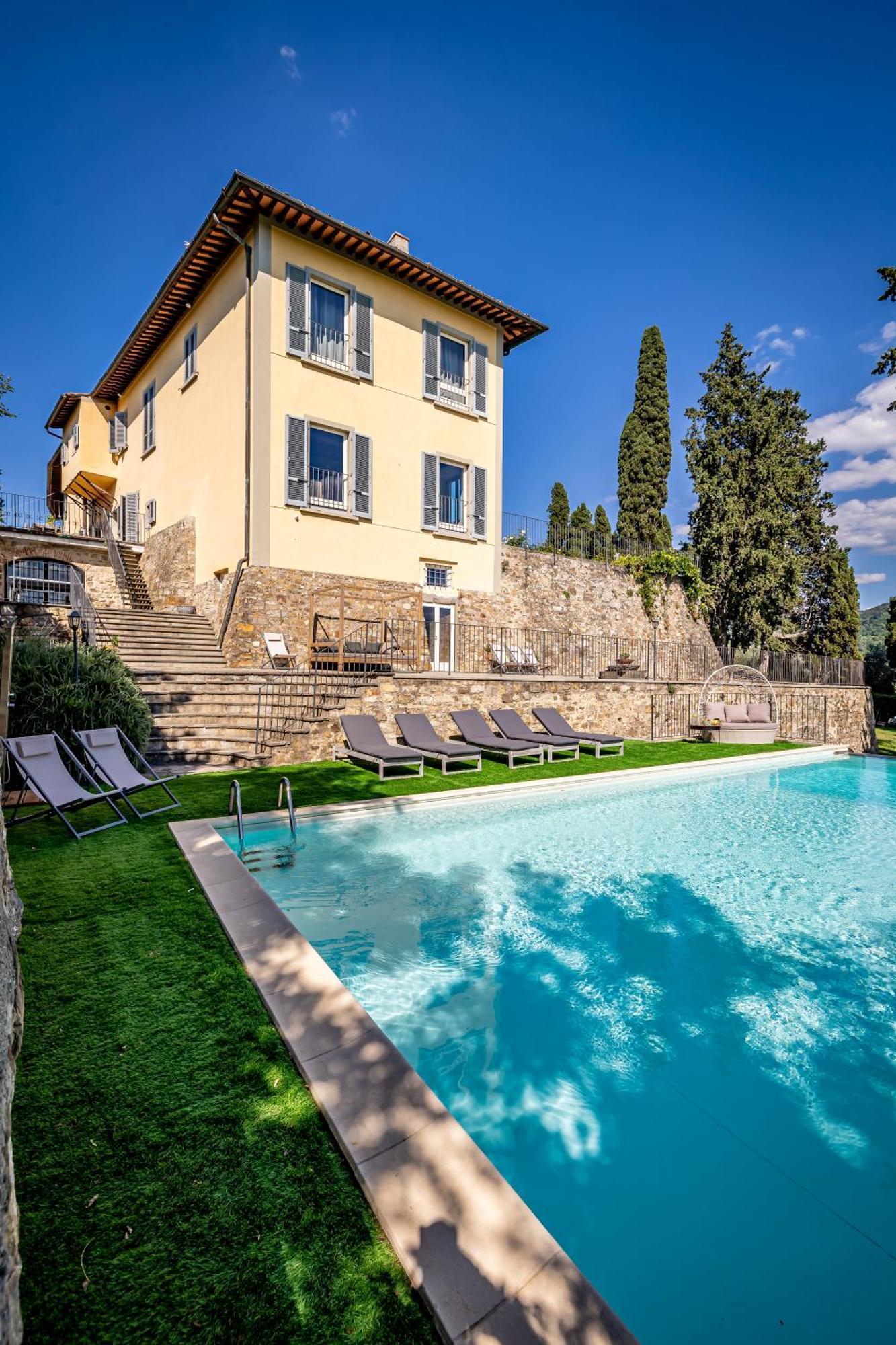 Luxury Villa Tolomei Gucci With Spa San Jacopo al Girone Zewnętrze zdjęcie